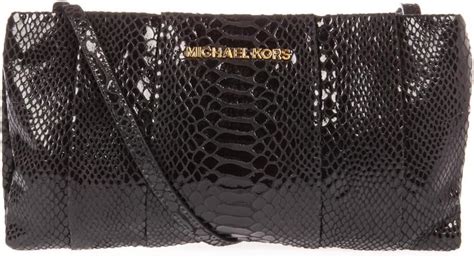 MICHAEL Michael Kors Daria Convertible Pleated Clutch (Black)